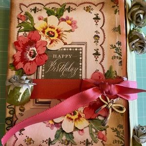 Junk journal- Birthday/Special Dates Journal - new & handmade